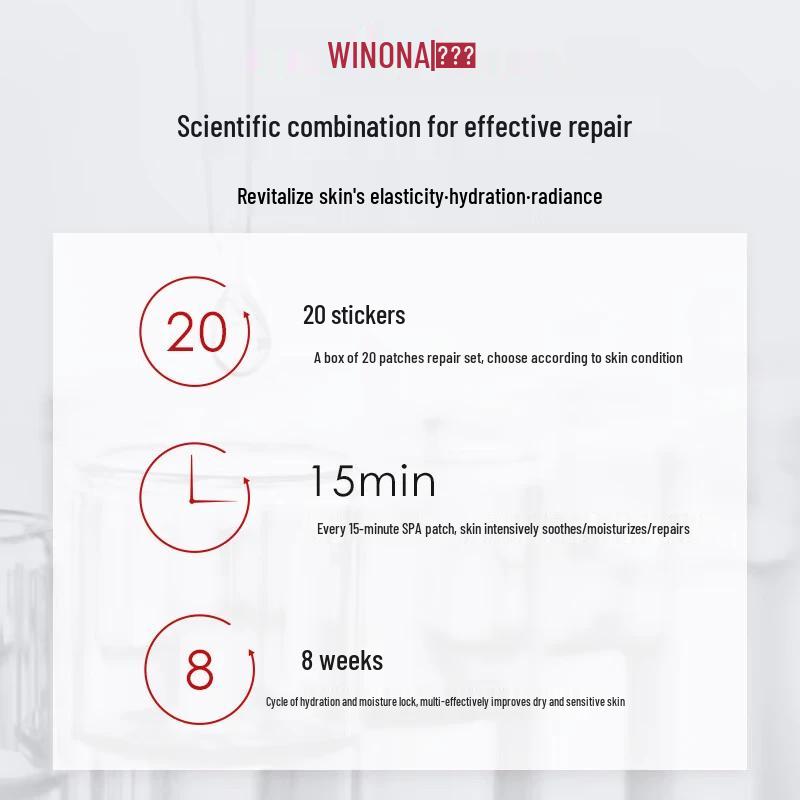 WINONA Soothing Moisturizing Silk Mask 6-Pack