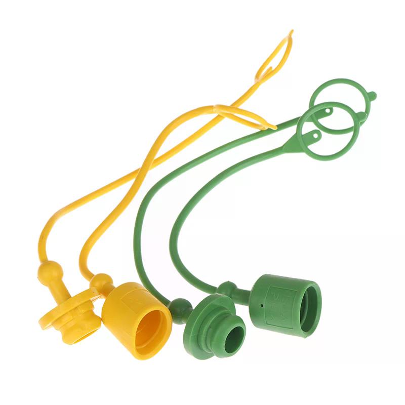 1/2" ISO-A Hydraulic Quick Coupler Dust Caps, Male & Female Cover Set, 1/5 Pairs for Hydraulic Quick Disconnects