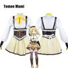 Puella Magi Madoka Magica Tomoe Mami Cosplay Kostüm Set für Damen Halloween Party
