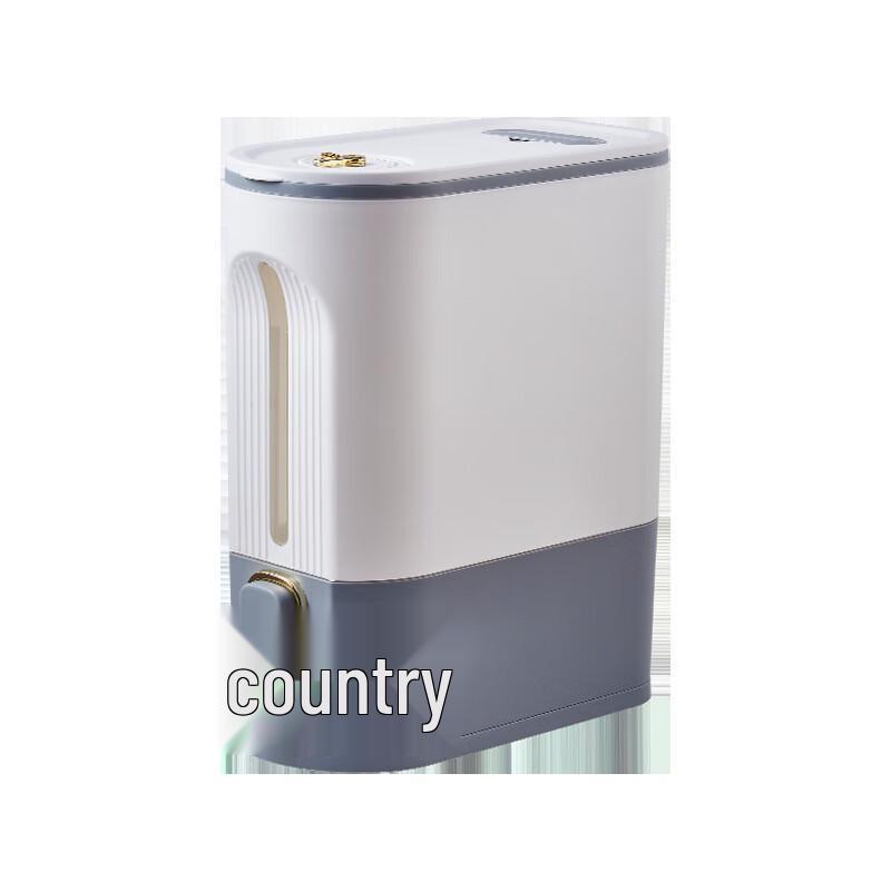 LISM Japanese Style Slim Rice Storage Container