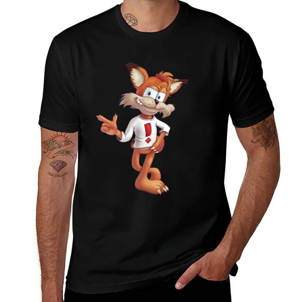 Bubsy The Woollies Strikes Back TShirt Plus Size Street Style Tee