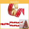 Premium Quality 10 Meter Red Velvet Holiday Decorative Ribbon For Christmas Cheer