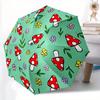 1pc Mushroom Pattern Automatic Umbrella - 8-Rib Foldable Design, Outdoor Adventures, and Family Celebrations Yy250829003
