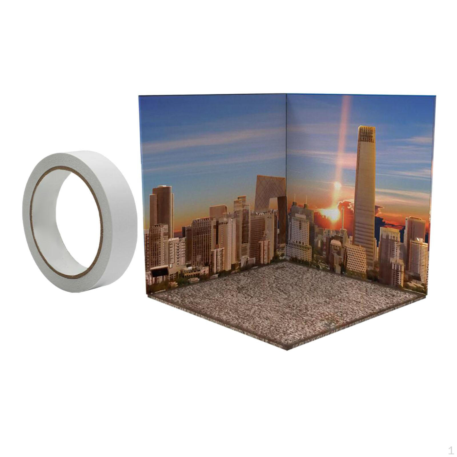 

1/12 аксессуары для демонстрации модели фона сцены City Sunset