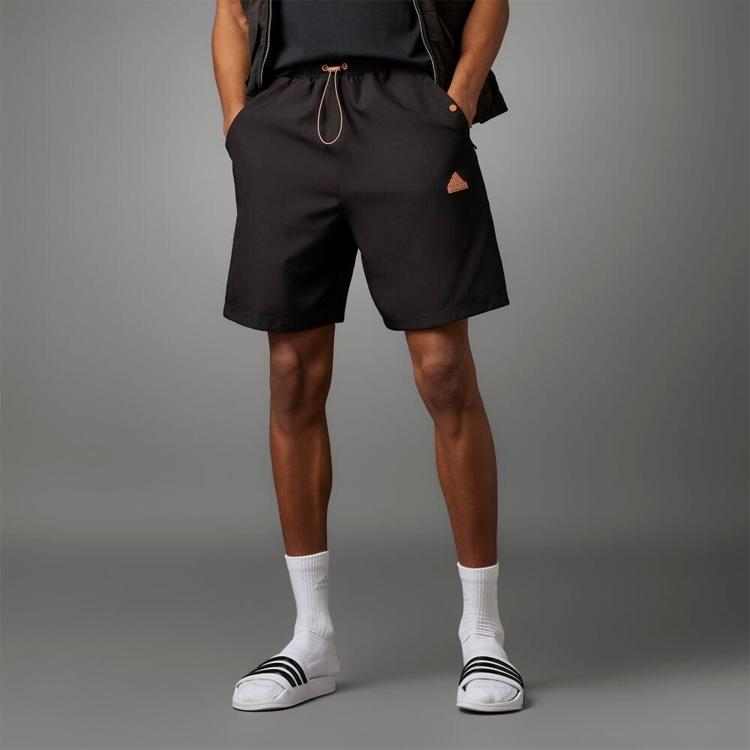New Adidas Sports Shorts Men's Black IP3730