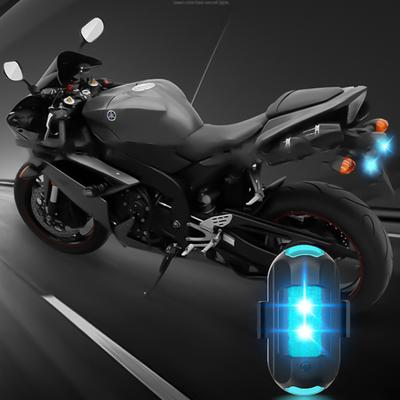 LED Strobe Light with 7 Colors Multiple Flashing Modes High-Brightness Remote Control Simple Installation Motorcycle Vehicle Interior LED Light