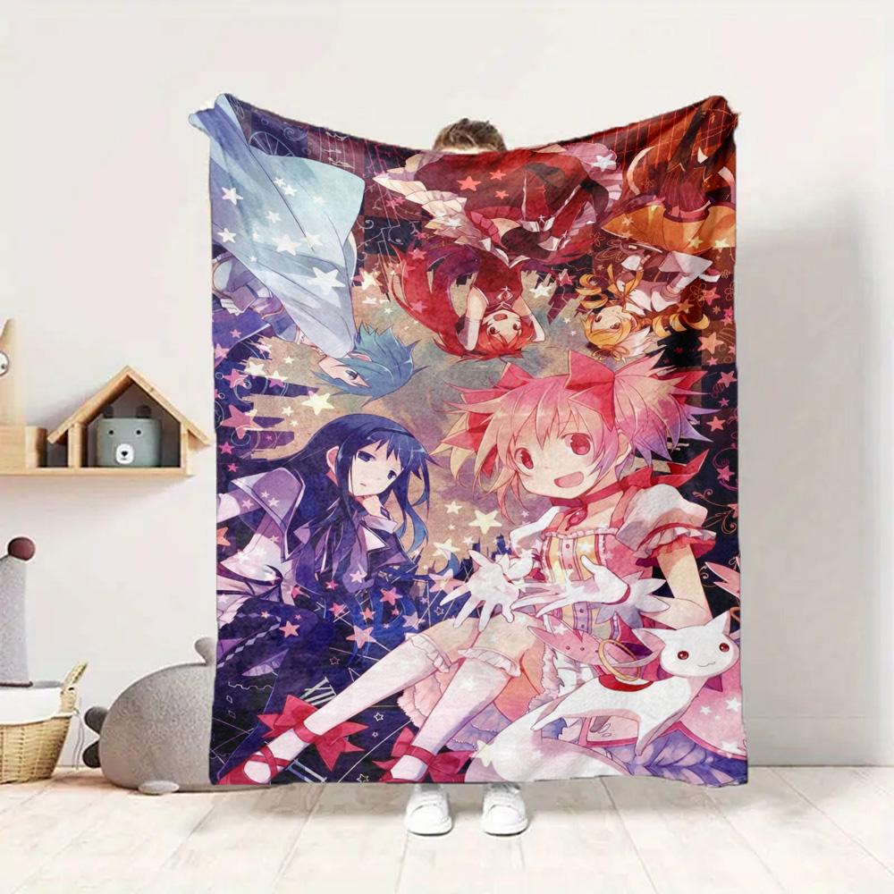 Magical Girls Flannel Blanket Throw Blanket Soft Warm Sofa Bed Camping Car home Decor Unique Christmas Gift C930318