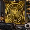 Wandbehang Teppich Deutschland Fußball Druck Stoff für Wohnzimmer Schlafzimmer Heimdekoration