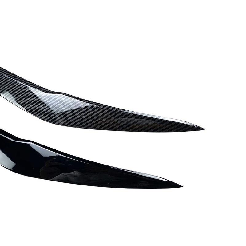 2PCS Headlight Eyebrows Eyelids For BMW F20 F21 1 Series 116D 118I 120I 120D M140I 2015-2018 Front  Headlamp Eye Lid  Cover