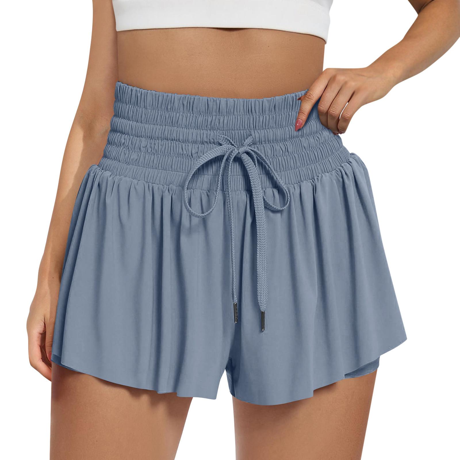 

Flowy Athletic Shorts For Women High Waisted Gym Yoga Workout Running Tennis Skirt Skort Cute Clothes Casual Summer S Темно-синій
