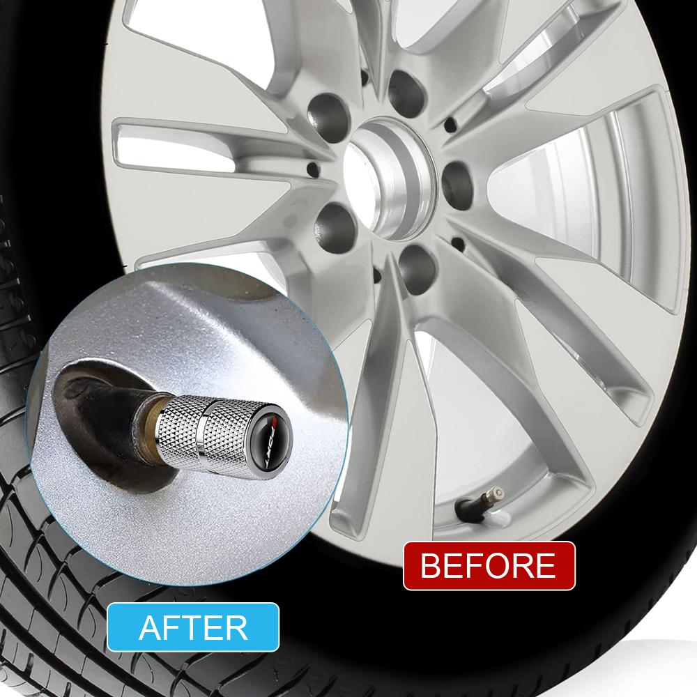 4pcs Auto Tire Wheel Stem Air Valve Stems Caps Car Motorcycle Tire Valve Dust Protection Aluminum Caps Universal Car Accessories