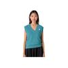 FILA Fusion Letter Print Knitted Sweater Women tops Blue T11W335401F-BU