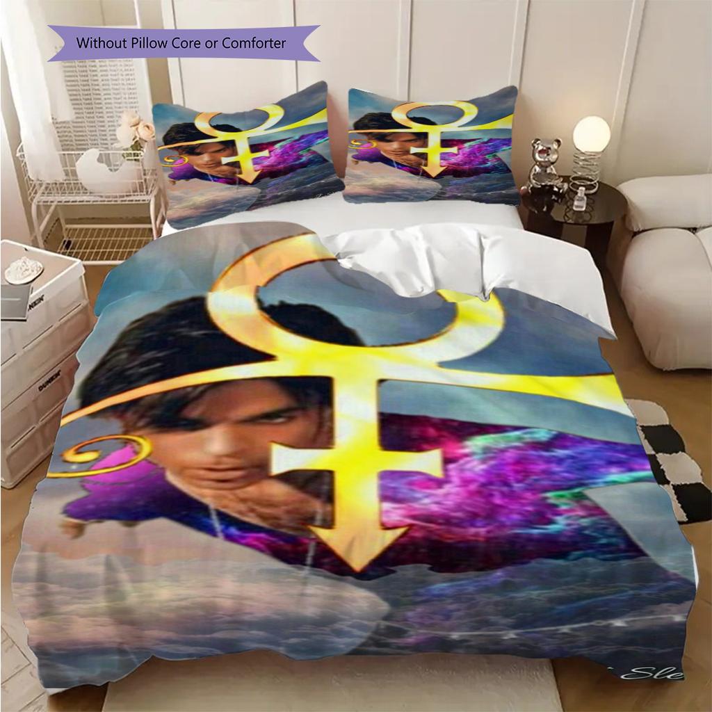 Prince Purple Rain Musical Legacy Bedding 1 Duvet Cover 2 Pillowcase Without Core Christmas Birthday Gift Bedding Set Soft And Comfortable