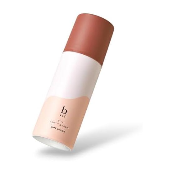 [The more you dye, the more glossy] b.ris Gray hair dye [Quasi drug, foam type, partial dye, root retouch, color maintenance] Airy coloring foam