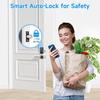 Keyless Entry Door Lock Deadbolt Fingerprint Door Lock - PHYSEN Smart Deadbolt Set for Front Door - Electronic Digital Keypad Lock - Biometric- Auto