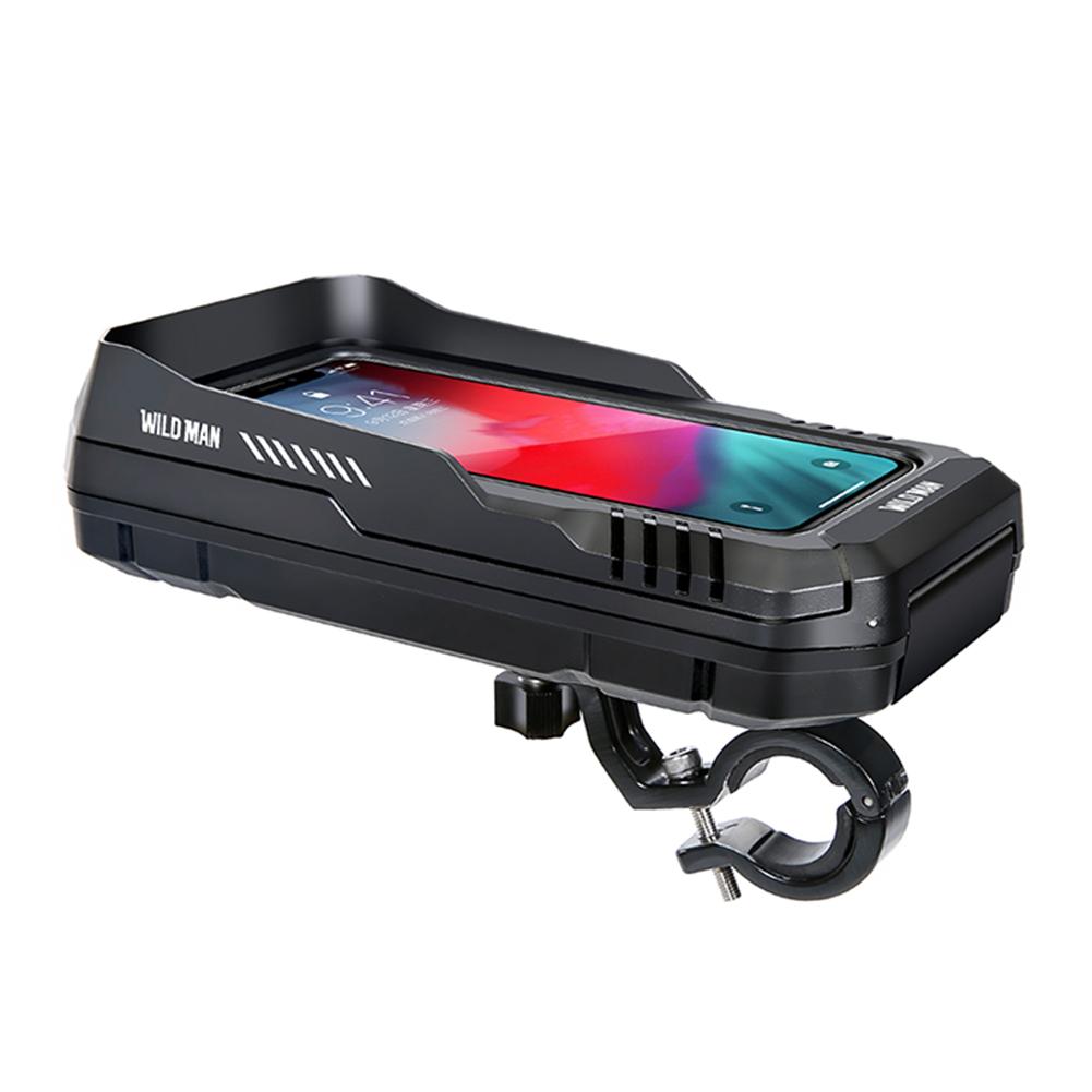 

WILD MAN Mountain Bike Storage Bag Waterproof Bike Pouch Phone Case Touch Screen Quick Release for Electric Scooter Motorcycle China Mainland