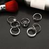 7 Pcs Vintage Women Hollow Carving Lotus Flower Waterdrop Knuckle Midi Rings Set