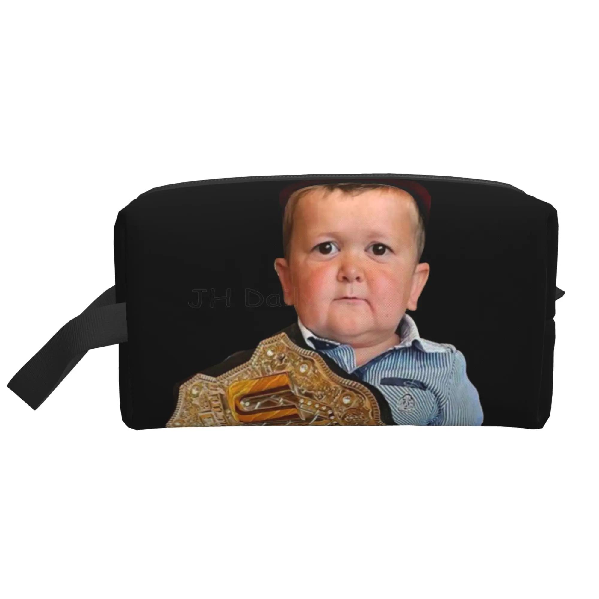 

Забавные сумки для хранения Хасбуллы Магомедова, портативные сумки для туалетных принадлежностей большой емкости, водонепроницаемая косметичка для путешествий и работы 25.5x16x12.5CM жёлтый