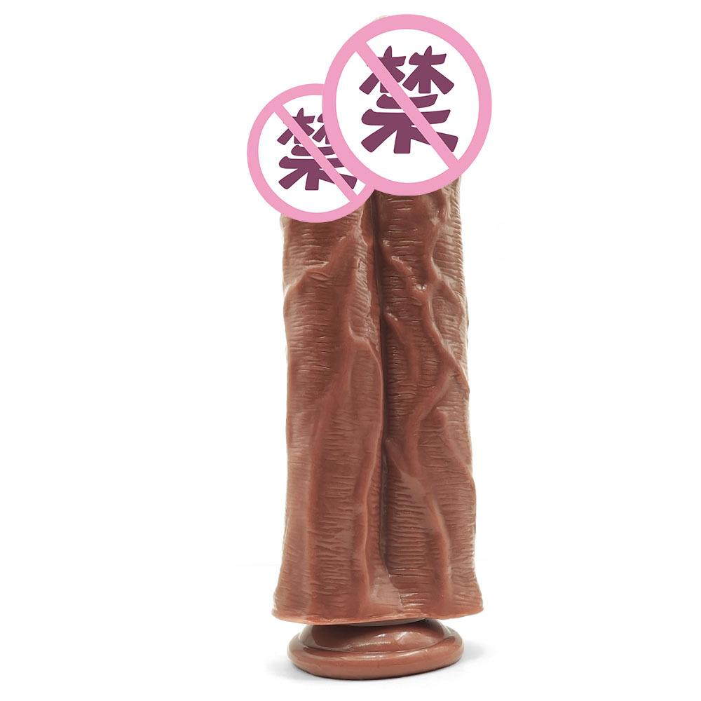 Female Lala Front, Yin, and Back Courtroom Dual headed dildo Anal Plug Training Masturbator Sexual Products Sexual Pleasure