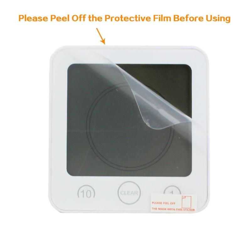 Shower Digital Wall Clock Kitchen Clock Visual Countdown Timer for Time Management Large LED Display Bathroom Shower Kit