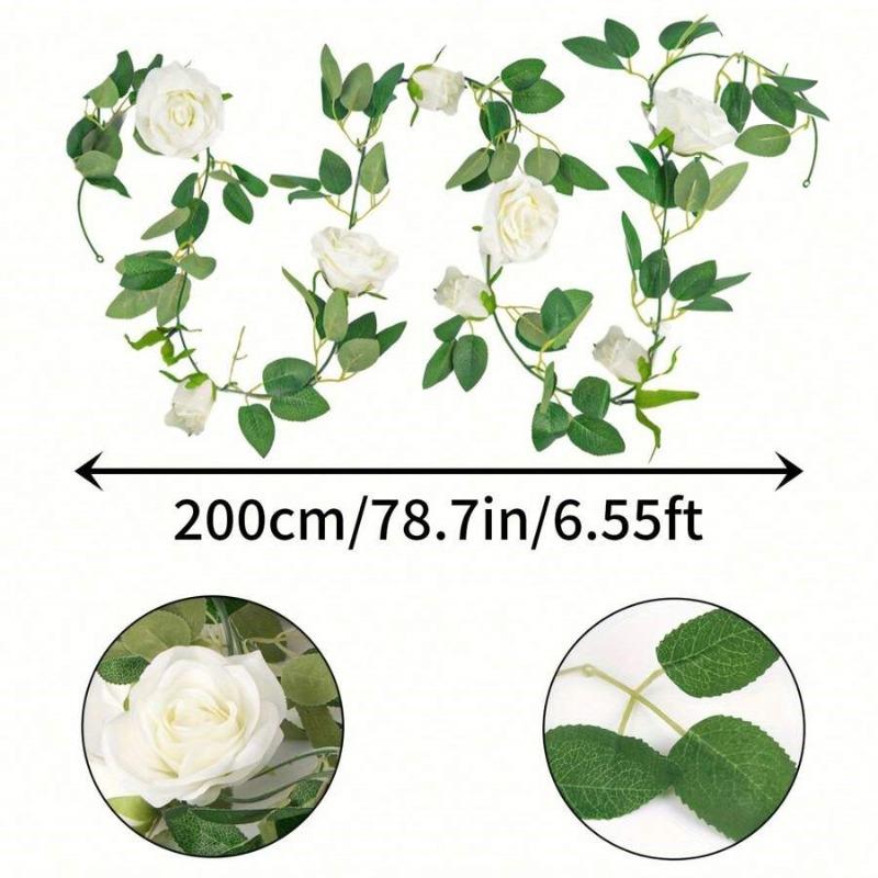 Artificial Black Rose Vines, Halloween Home, Outdoor Wedding, Green Plants, Festival Decorations