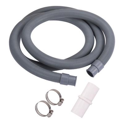 100cm Manguera de Desagüe de Lavadora Lavavajillas Universal Extensión Tubo Conector Abrazaderas Kit Soporte de Tubo de Desagüe en Forma de U