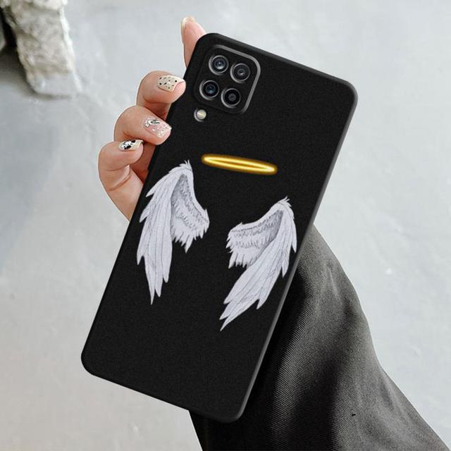 

Чехол для телефона Samsung Galaxy A70 A70s A50 A30s A04s A20s A20e A02 A02s A03 A42 M52 M31 M04, чехол для девочек с крыльями ангела и демона Samsung A50