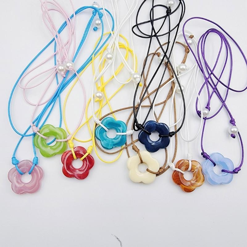 Big Flower Necklace Female Temperament Niche Collarbone Chain Korean Version