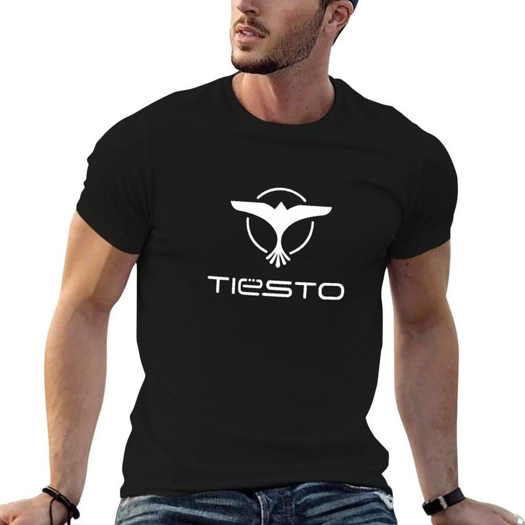 Maglietta DJ Tiesto Merchant Stampa All Match Top a Manica Corta