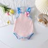 Personalized New Summer Baby Camisole, Embroidered Jumpsuit Princess Jumpsuit, Baby Girl Summer Bag Fart Jumpsuit