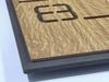 Wall Clock for the Living Room, Digits, Oak, 40cm