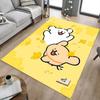 1PC Two Bears Non-Slip Floor Carpet Compatible for Office&Living Room&Bedroom&Dining Room - Flat-Weave Machine-W284