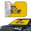 C-Camel Trophy Defender 110 Car SunShade Foldable Heatshield Front Window Car Sun Shade Windshield Blocks UV Rays Sun Visor