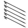 5Pcs Tents Stakes Multifunction Heavy Duty Metal Easy Penetration Corrosion Resistant Ground Stakes
