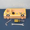 Children's Early Education Simulation Toolbox Play House Screw Toys Hands-on Busy Truck Trailer