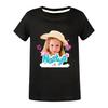 New Nastya Tshirt for Children Cartoon Printed T Shirts Baby Girls Short Sleeves Tops Kids 2026 Summer Clothing Boys Streetwear
