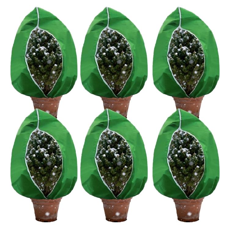 6lots Winter Plant Protecting Covers Insulating Breathable Frosts Prevention for Gardens Easy Apply