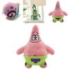 Cute Short Plush Cartoon Octopus Crab Starfish Snail Spongebob Series Toy Set