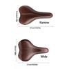 PU Leather Bicycles Saddles Cycling Cushion Road Bike Saddles Pad Nonslip Bike Cushion Shock Absorption Seat Pad