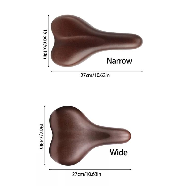 PU Leather Bicycles Saddles Cycling Cushion Road Bike Saddles Pad Nonslip Bike Cushion Shock Absorption Seat Pad