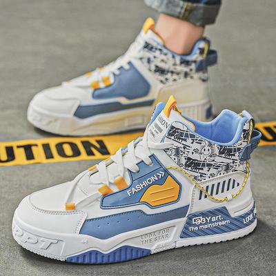 Chaussures homme parent-enfant automne et hiver chaussures de skate décontractées personnalisées chaussures de sport de basket montantes pour jeunes chaussures tendance homme