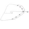 Female Hairbands Headdress Luxurious Drops Claw Chain Accessories for Banquet Wedding Dresses Skirts