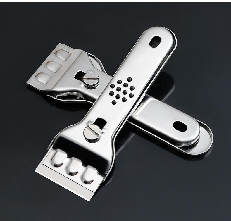 Kitchen Multifunctional Cleaning Shovel Stainless Steel Cleaning Shovel