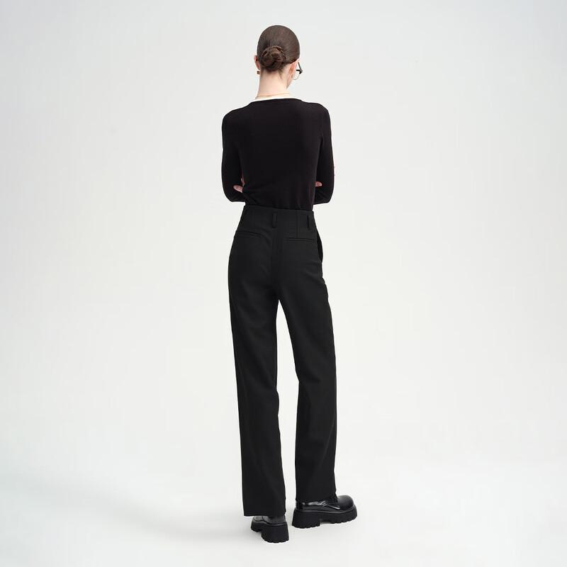 Giovanni Valentino Women's Straight Leg Casual Trousers