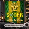 TapestryHammarby Custom Name Text Personalized Wall Hanging Tapestry Home Wall Decor