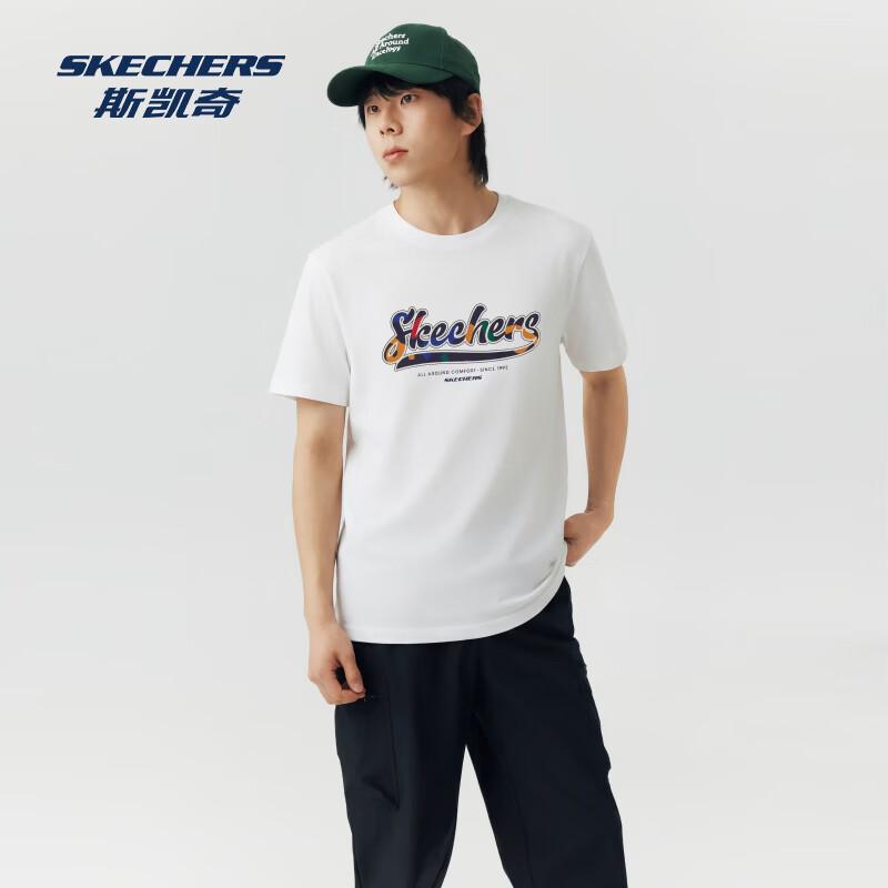 Skechers Unisex Knitted Short Sleeve T-shirt L126U039 M