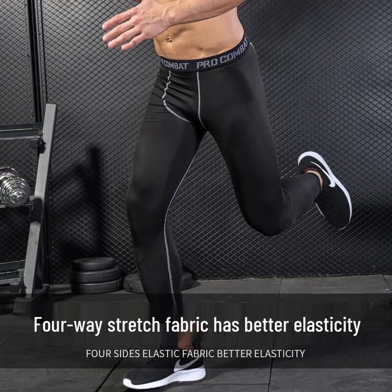 WEZHO Men's Thermal Compression Sports Pants