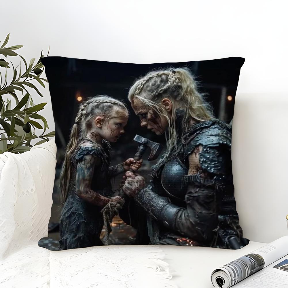 L-Legend Of The Dark Elf H-Halvarth The Nordic People Of Thunder Linen Pillow Case Sofa Home Decor Cushion Cover Cushion Cove