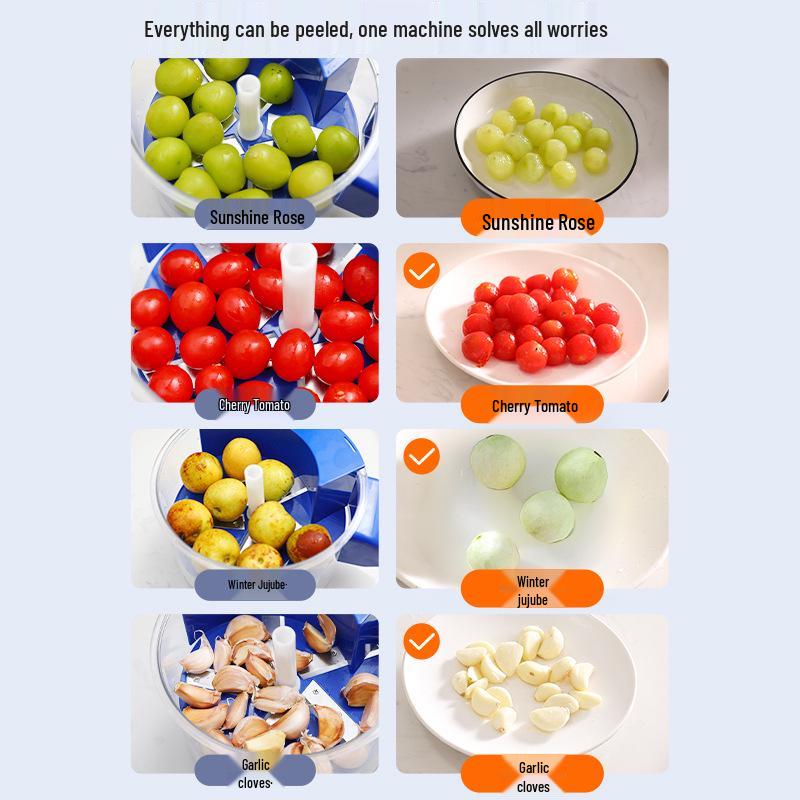 Automatic Fruit, Vegetable & Garlic Peeler Machine