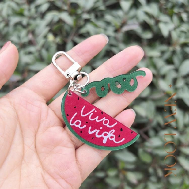 Trendy Watermelon Key Pendant Portable and Sturdy Elegant Designs Keys Decoration for Everyday Use Stylish Outfits
